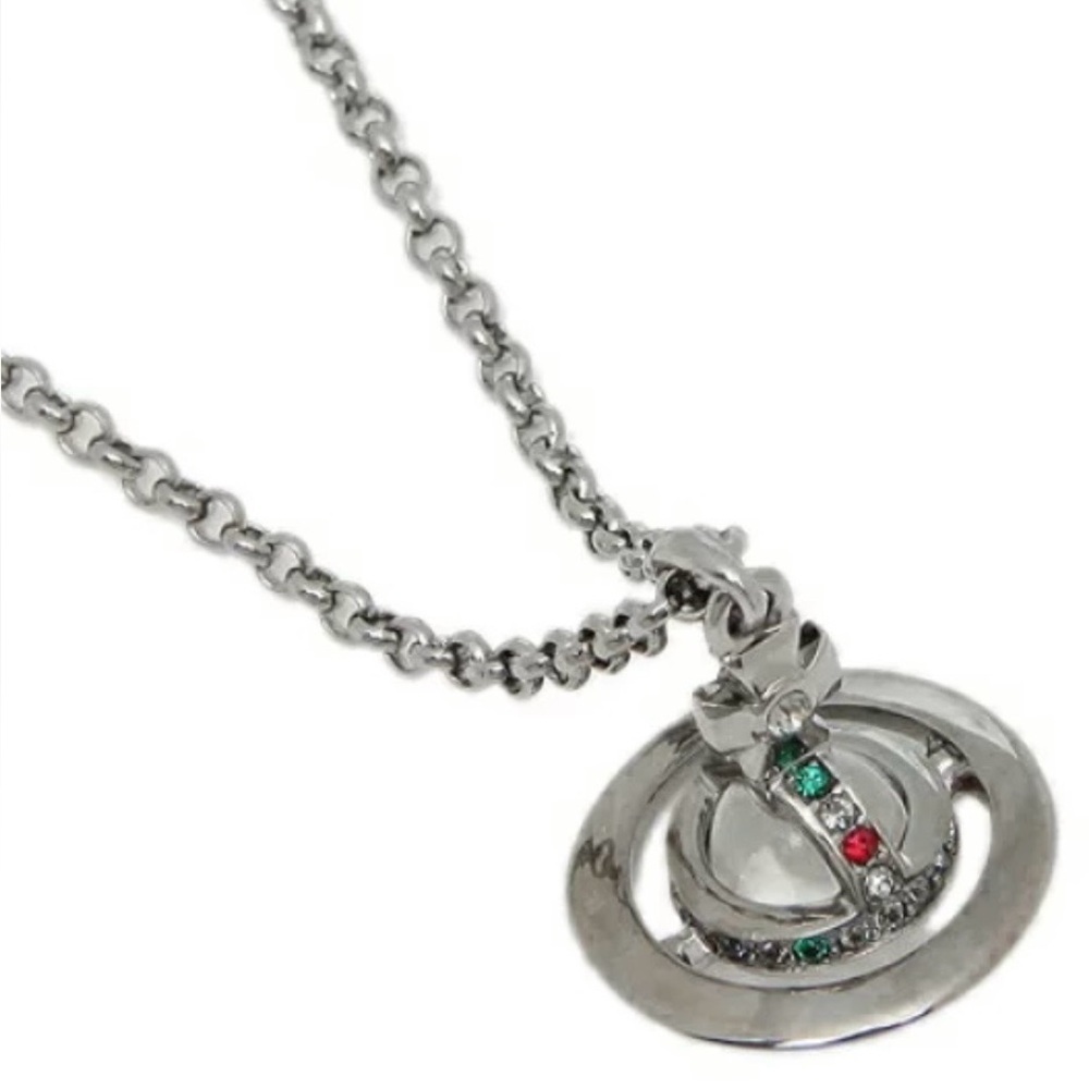 Vivienne Westwood “New Petite Orb” Pendant on Chain - Picture 5 of 7